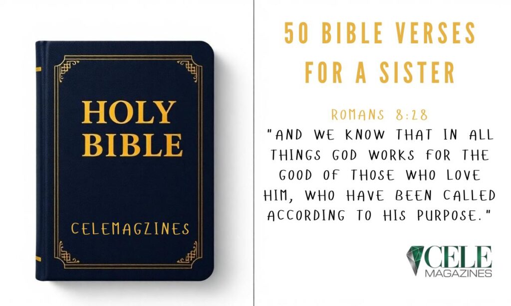50 Bible Verses For A Sister