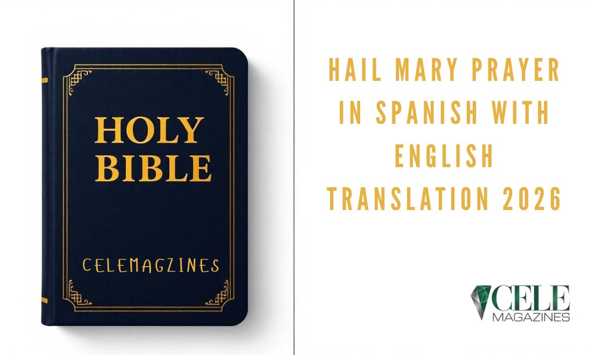 Hail Mary Prayer in Spanish with English Translation 2026