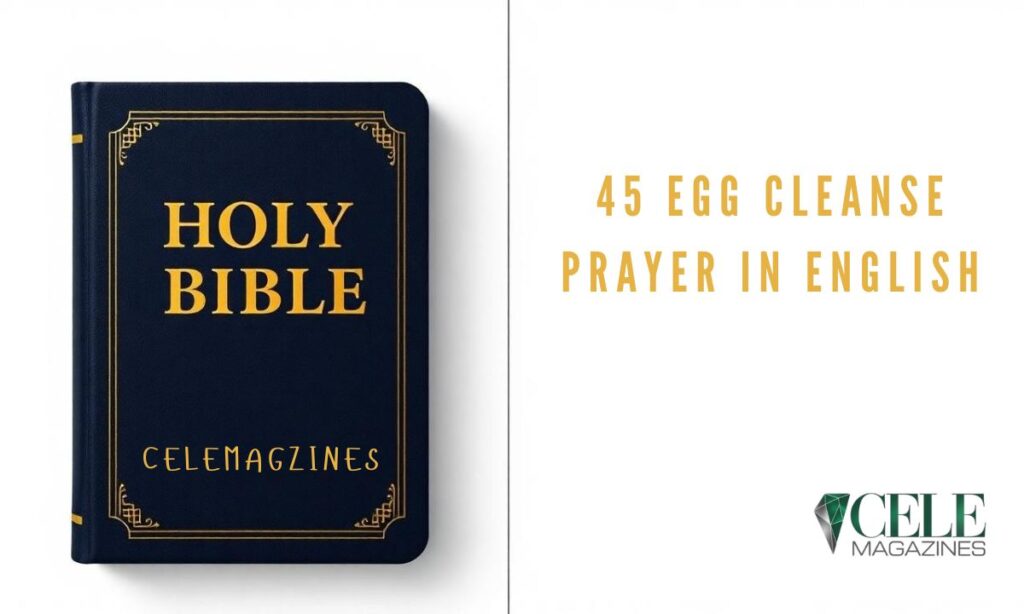 45 Egg Cleanse Prayer in English