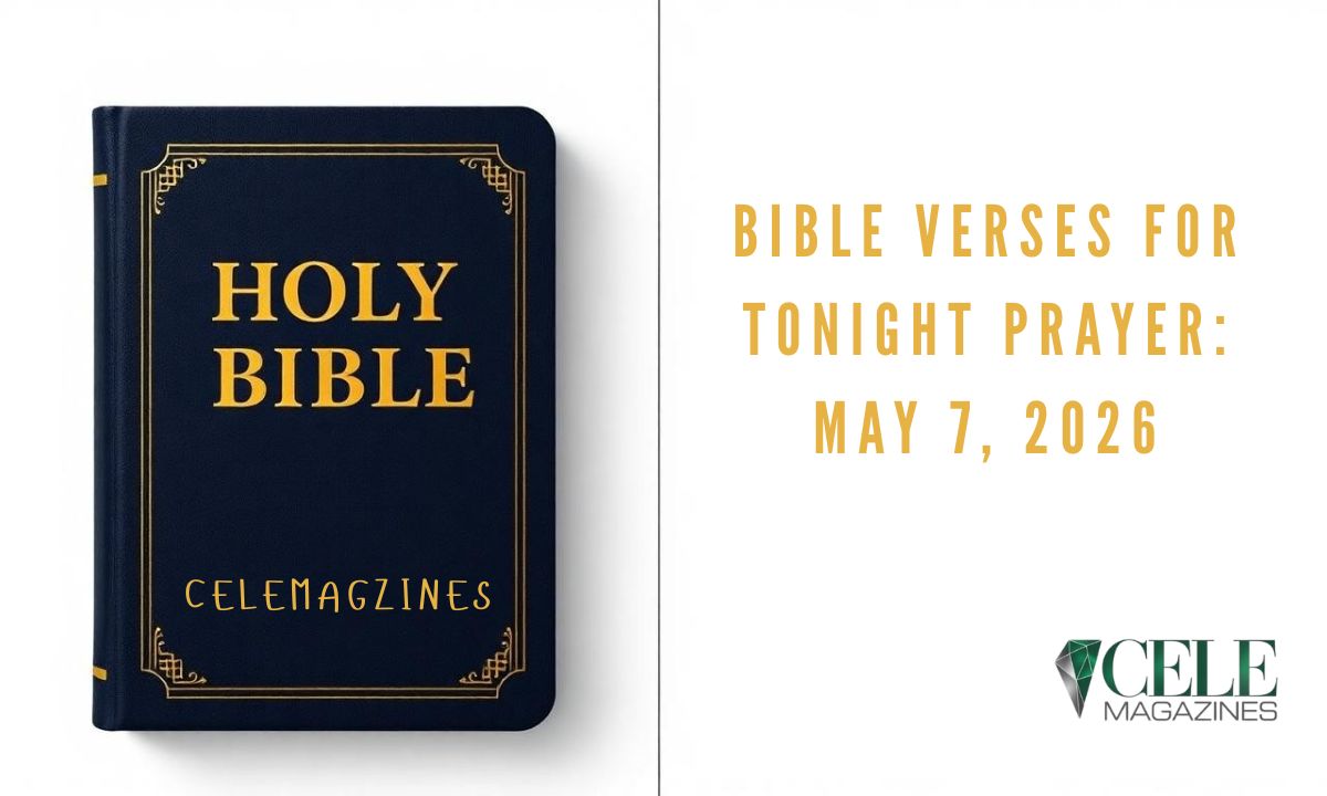 Bible Verses for Tonight Prayer: May 7, 2026