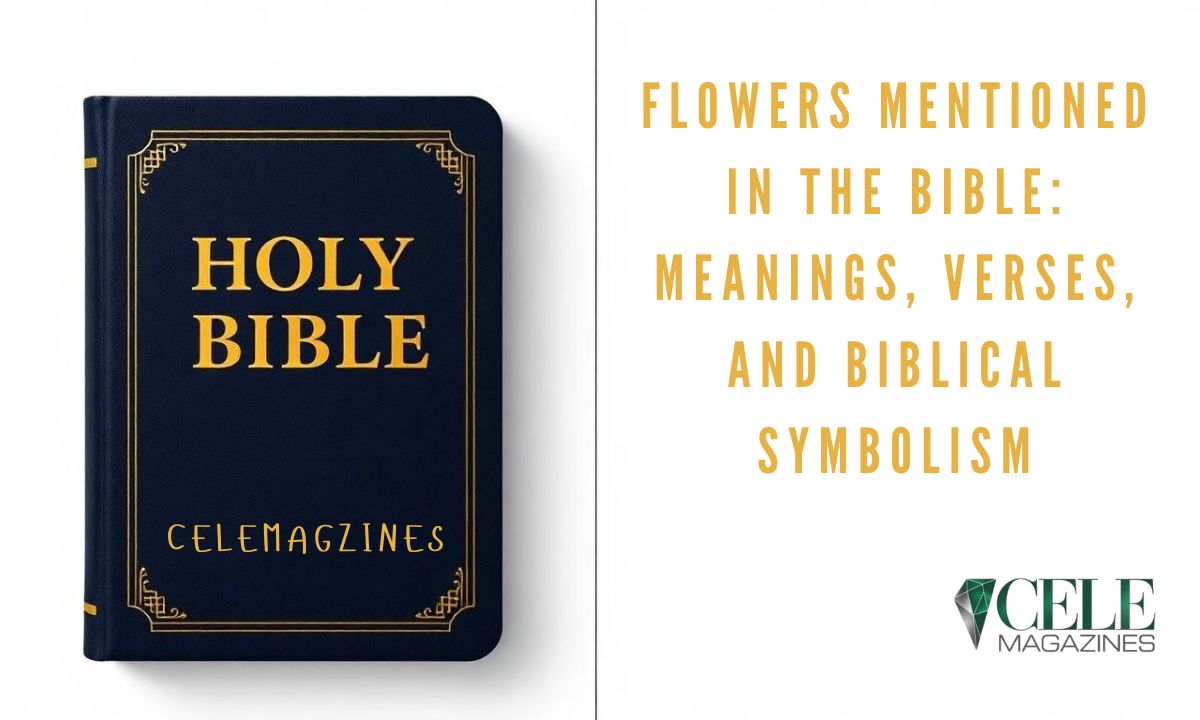 Flowers Mentioned in the Bible: Meanings, Verses, and Biblical Symbolism
