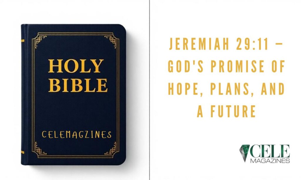 Jeremiah 29:11 — God's Promise of Hope, Plans, and a Future