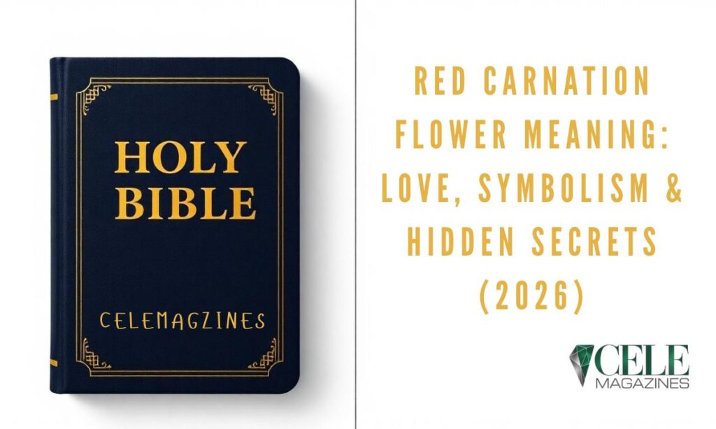 Red Carnation Flower Meaning: Love, Symbolism & Hidden Secrets (2026)