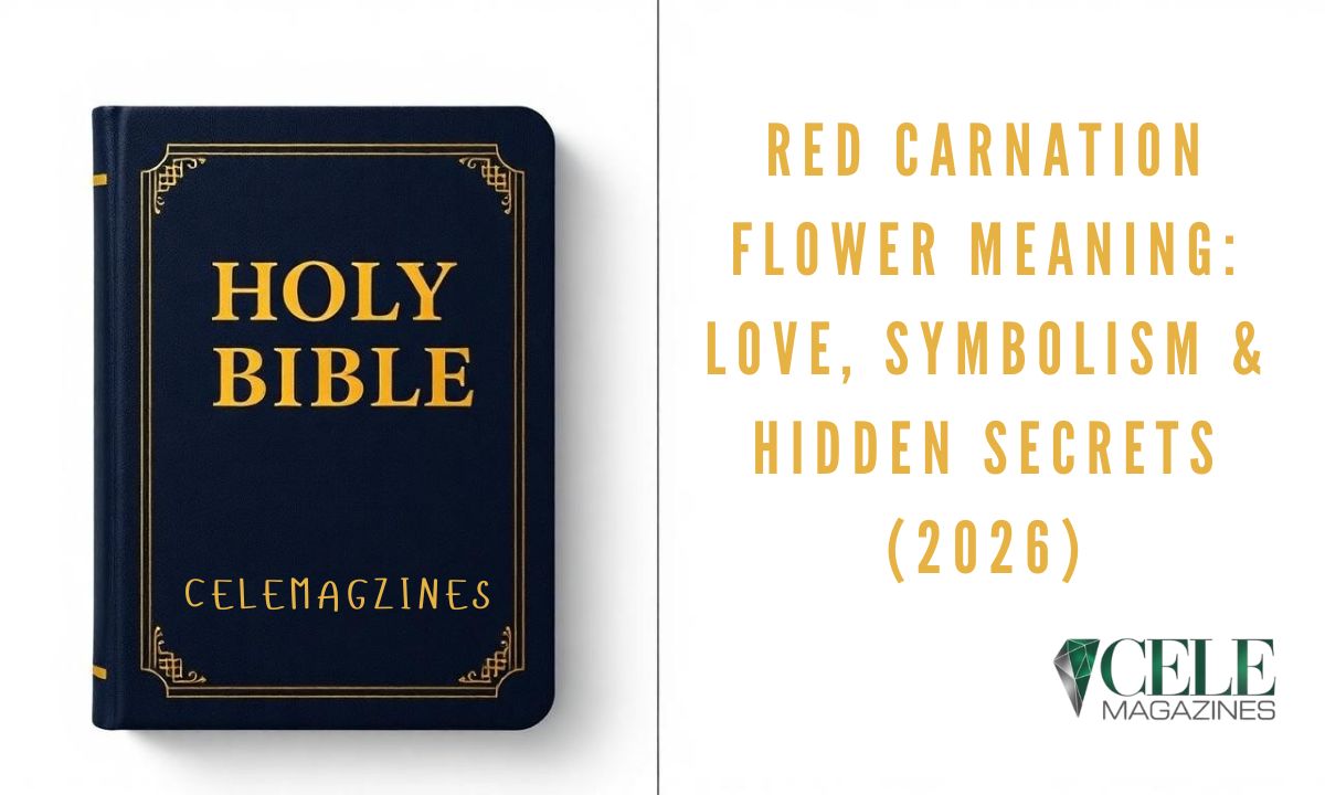 Red Carnation Flower Meaning: Love, Symbolism & Hidden Secrets (2026)