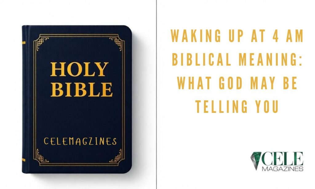 Waking Up at 4 AM Biblical Meaning: What God May Be Telling You