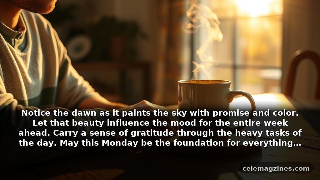 Short Happy Monday Blessings for Morning Prayer