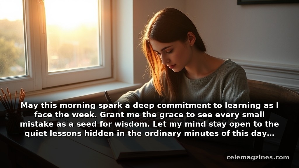 Reflective Monday blessings and prayers for personal growth