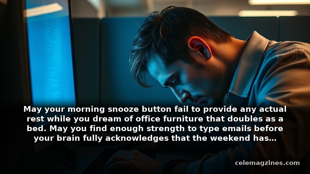Funny Monday blessings for coworkers who hate alarms