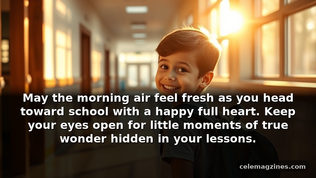 Sweet Monday morning blessings for kids starting the school week