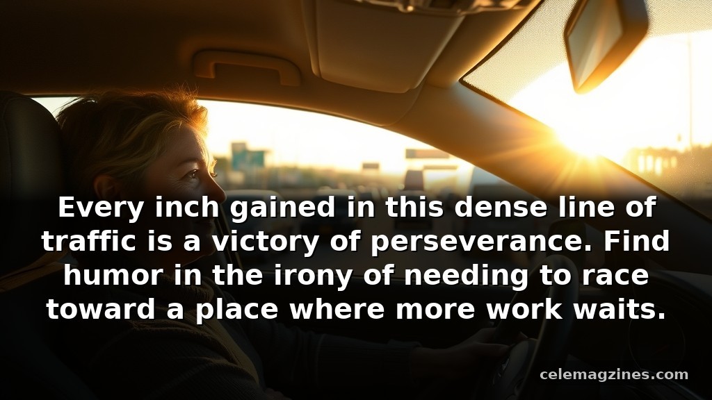 Clever positive monday blessings for patience during traffic